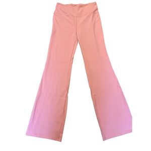 Halara Pink/Coral Wide Leg Flare Yoga Pants High Waist Comfort  XL Tall NWT